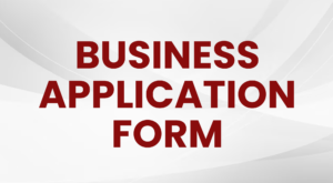 Printable Business Application Form