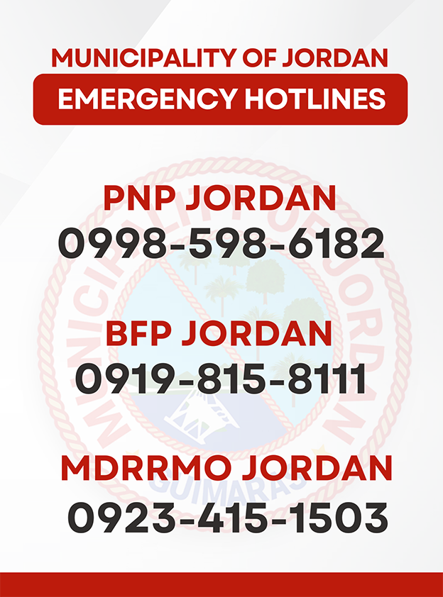 Lgu Jordan Emergency Hotlines